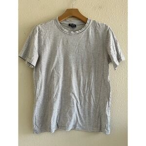 Splendid Striped Neutral Women's Top Size Small Made In Egypt Preppy Nautical